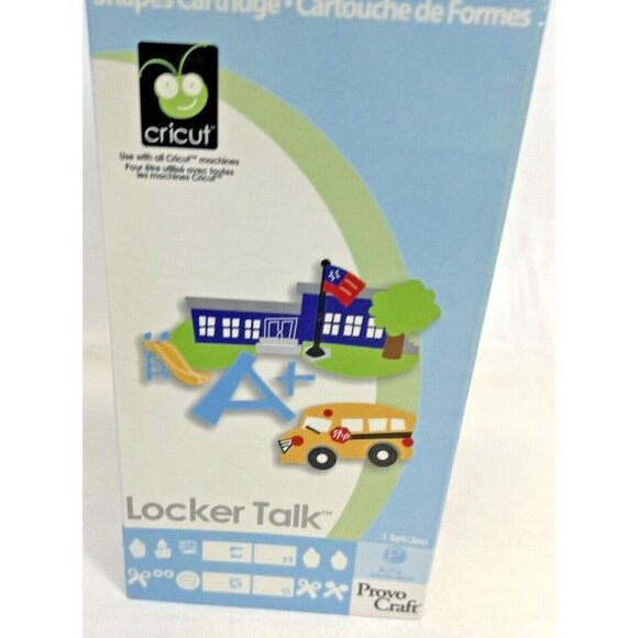 Cricut Locker Talk Shapes Cartridge W/ Keypad & Manual Provo Craft 29-0289 - Picture 6 of 8